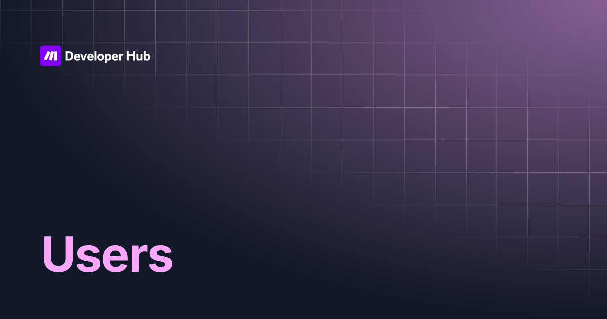 Users | Make API | Make Developer Hub