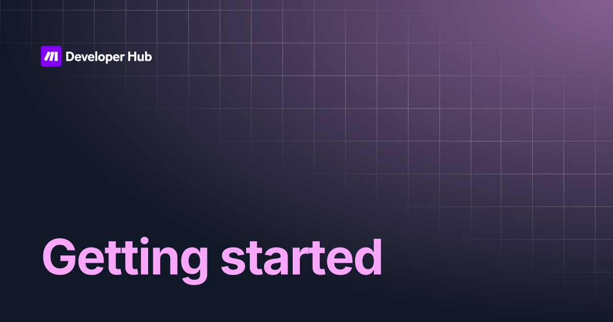 Getting started | Make API | Make Developer Hub