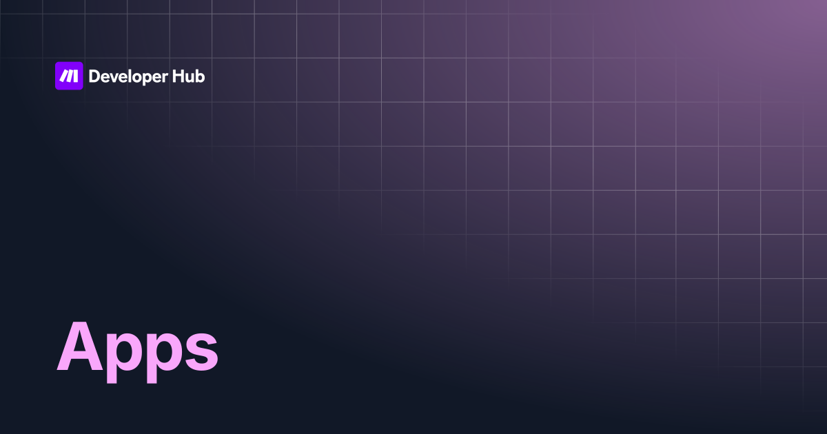 Apps | Custom Apps Documentation | Make Developer Hub