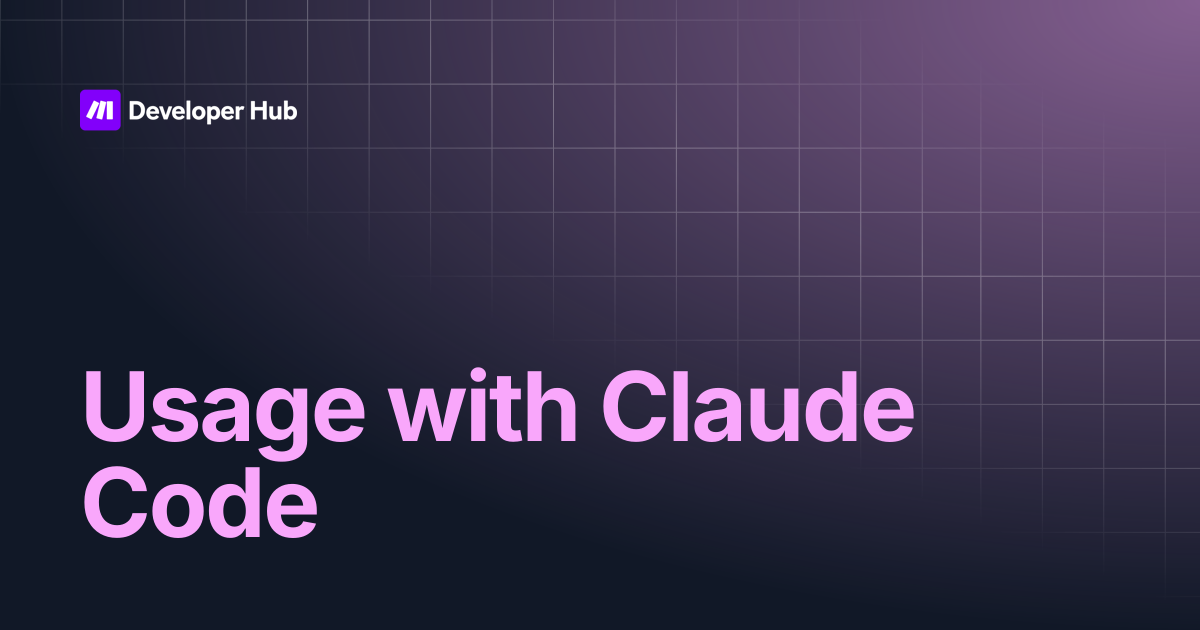 Usage with Claude Code | MCP Server | Make Developer Hub